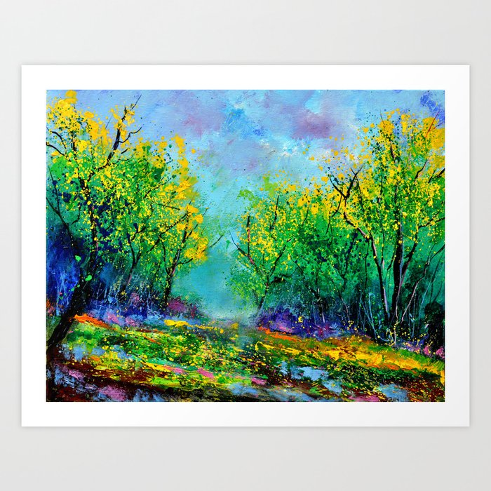 Magic Forest Art Print By Pledent Society6