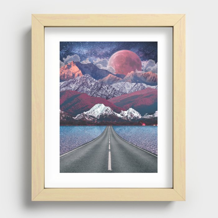 Highway To Our Futures  Recessed Framed Print