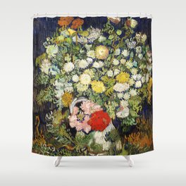 Flowers by Vincent van Gogh Shower Curtain