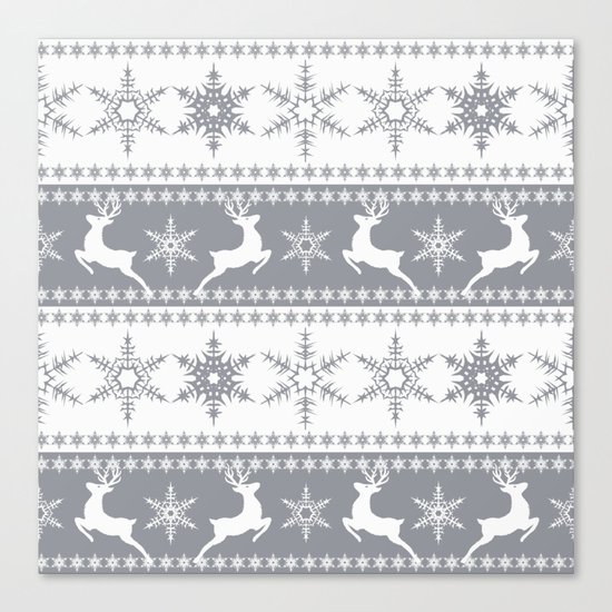 Christmas pattern . Canvas Print