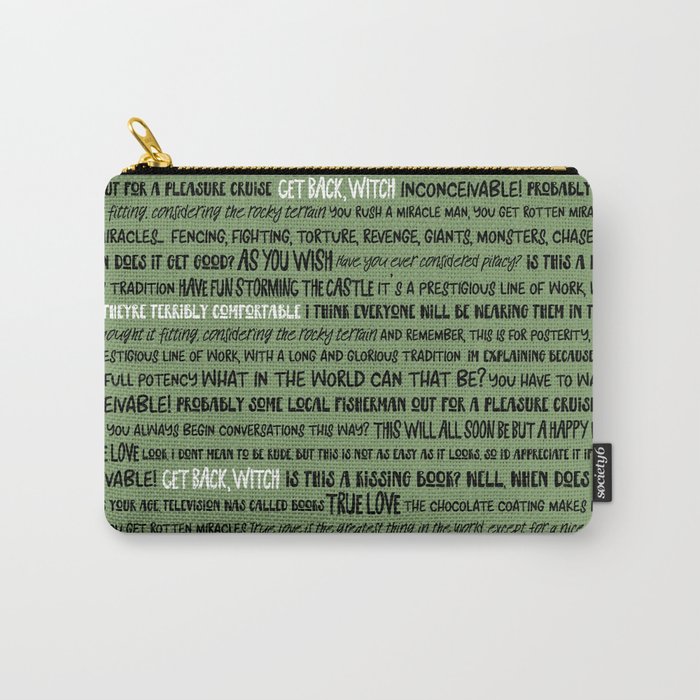 Get Back, Witch Green Carry-All Pouch