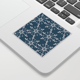 Winter Snowflake Pattern Sticker