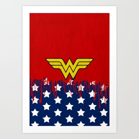 Wonder "Princess Diana of Themyscira" Woman Art Print