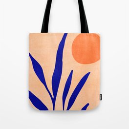 Golden Afternoon Abstract Landscape Tote Bag