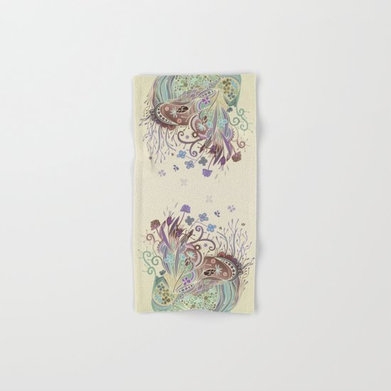 Thistle_tangle Hand & Bath Towel