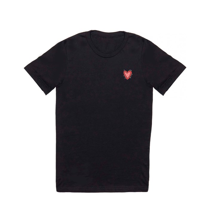 Stitched Heart T Shirt
