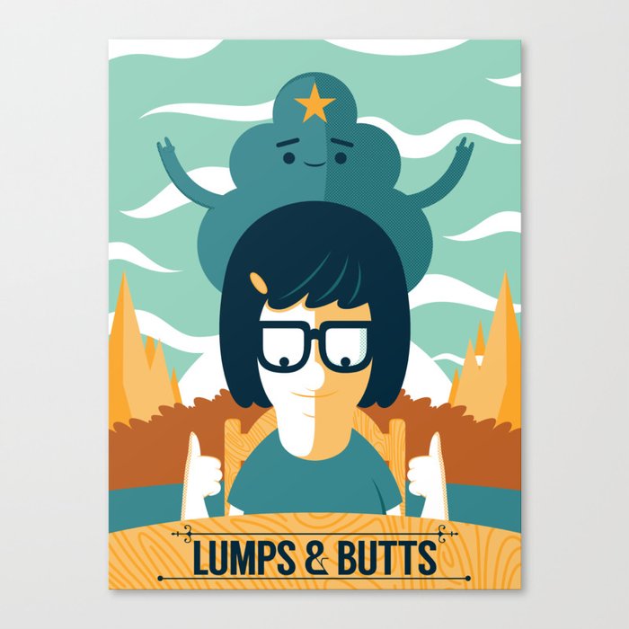 Lumps & Butts Canvas Print