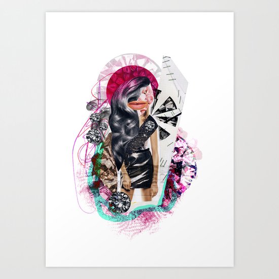Diamonds are a girls best friend Art Print