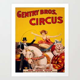 Vintage Circus Art Prints For Any Decor Style Society6