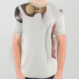 Masks All Over Graphic Tee