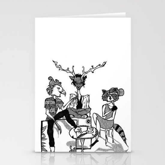 FOREST FOLK Stationery Cards