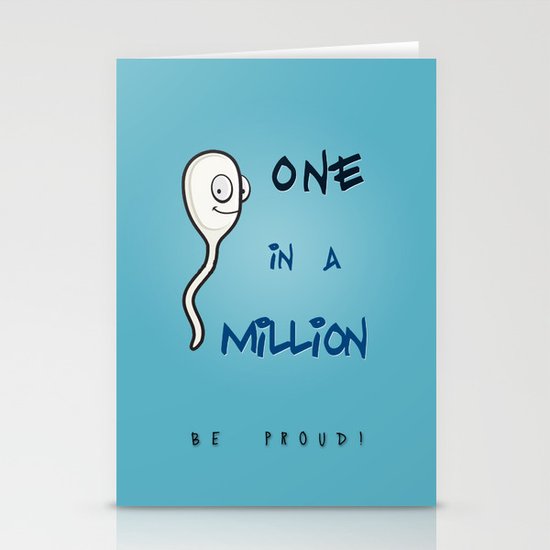 1 in Million Stationery Cards