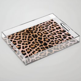 Cheetah Print Acrylic Tray