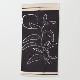 Abstract Plant 03 Beach Towel