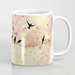 Birds on a wire Mug