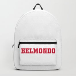Belmondo Backpack | Cinema, Manfromrio, Typography, 1970S, Redletters, Movieicon, Famousactor, Movielegend, Digital, Filmstar 