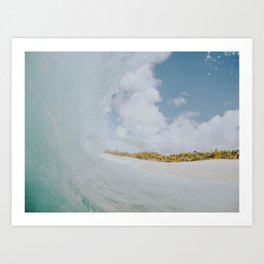 OCEAN WAVES / haleiwa, hawaii Art Print