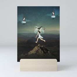 Flying to Infinity Mini Art Print