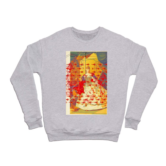 THE ONE BIG QUEEN AND THE MANY LITTLE RED LOBSTERS Crewneck Sweatshirt