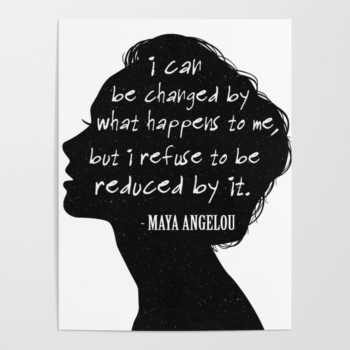 Inspirational Quote For Independent Women Feminist Poster
