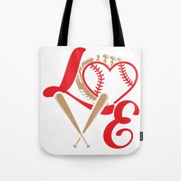 Mommy Tote Bags Society6 Baseball Softball Mom Fan Gift Tote Bag