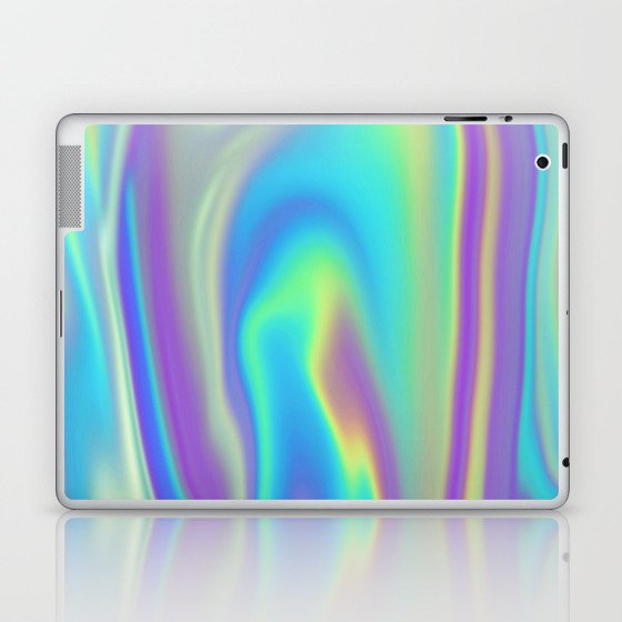 Iridescent Holographic Abstract Colorful Pattern Laptop & iPad Skin