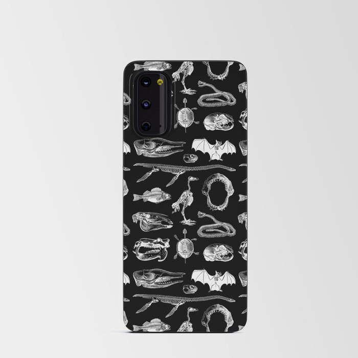 Animal Bones Black & White Android Card Case