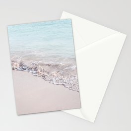 Blue Ocean Waves Stationery Card