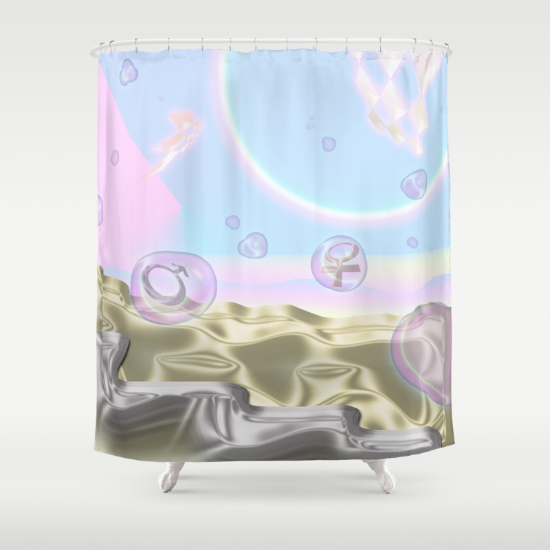 Boy And Girl Shower Curtain By Tropical, Boy And Girl Shower Curtain