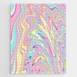 Psychedelic Texture Jigsaw Puzzle