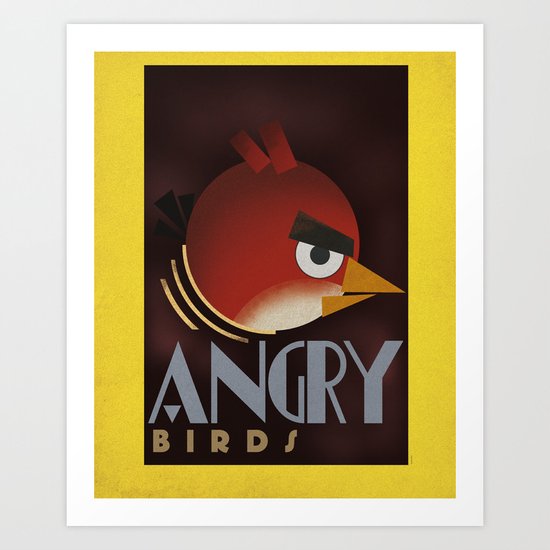 Carlu Spirit - Angry Birds Art Print