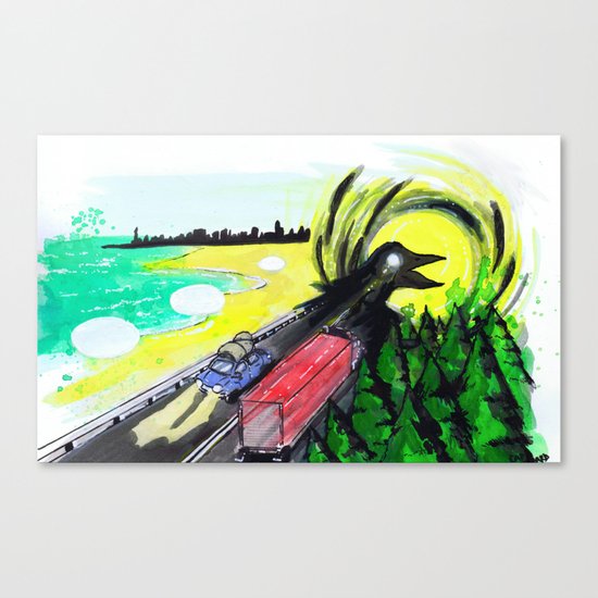 "Summer Tours" by Cap Blackard Canvas Print