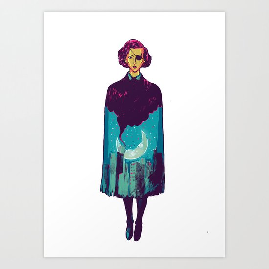 The night is yours Art Print