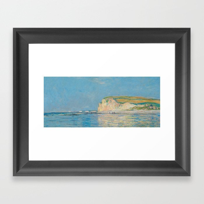 Low Tide, Pourville, Dieppe, Monet Framed Art Print