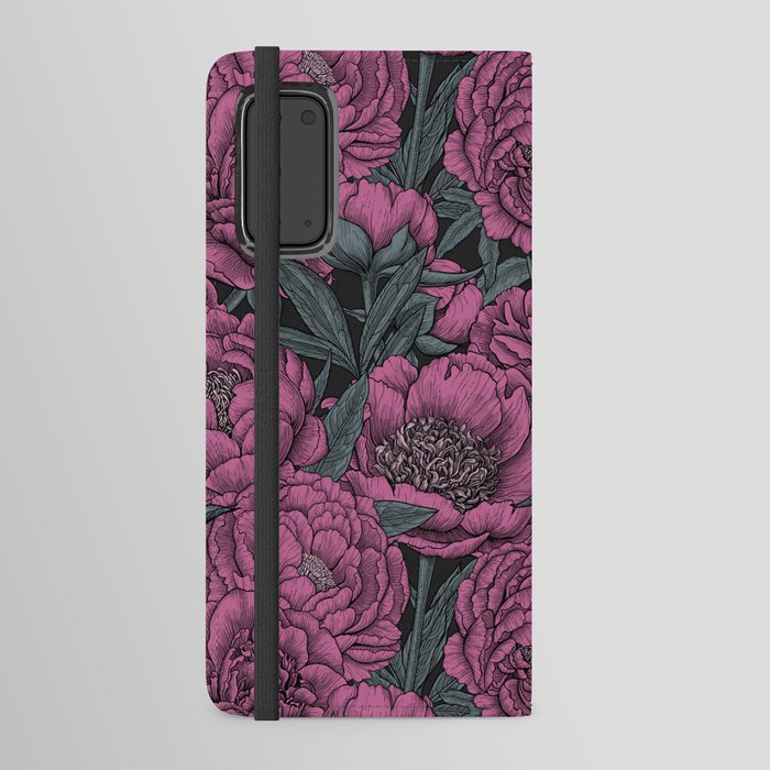Peony flowers Android Wallet Case