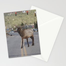 Elk Walking Stationery Cards
