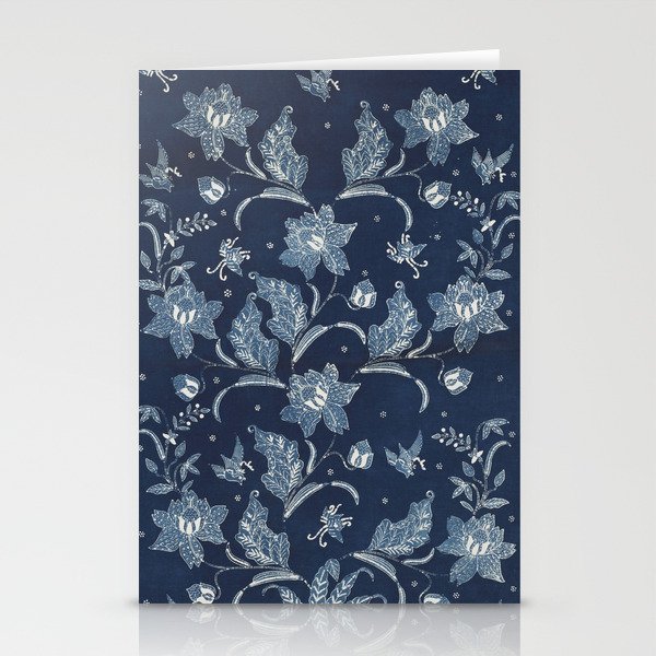 Indonesian Flower Pattern Stationery Cards