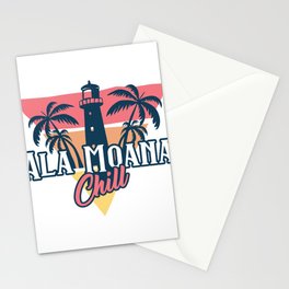 Ala Moana chill Stationery Card