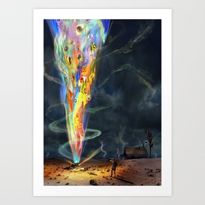 H.P. Lovecraft The Colour Out of Space Art Print
