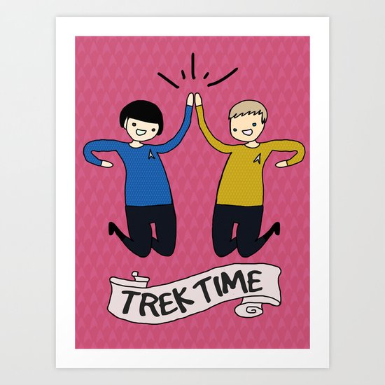 Trek Time Art Print