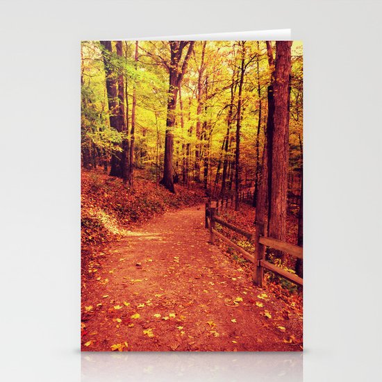 Follow Me Into Fall 2 Stationery Cards
