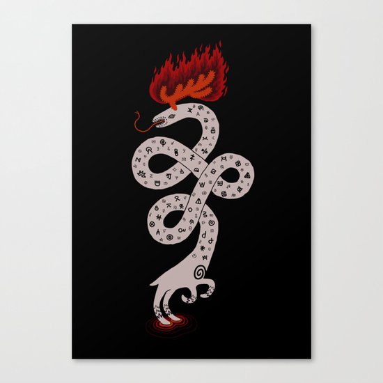 The Puzzling Beast Canvas Print