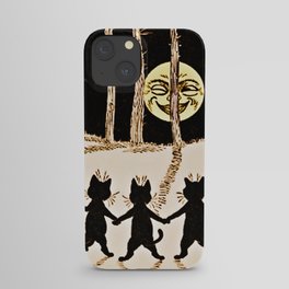 Louis Wain Black Cats & A Full Moon iPhone Case