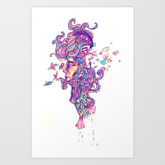 Vapor Art Print