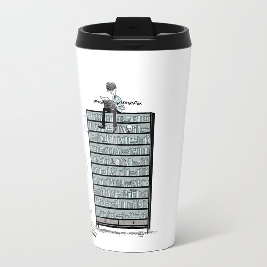 LITTLE DREAMS, BIG BOOKCASE Travel Mug