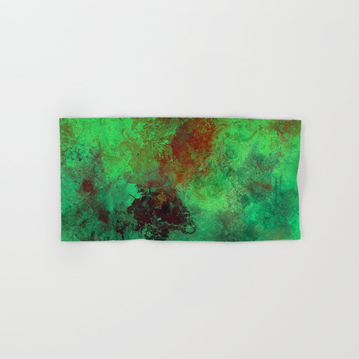 Isolation - Abstract, textured painting Hand & Bath Towel