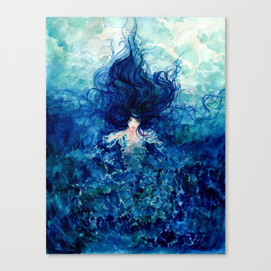 Sky From The Sea Canvas Print