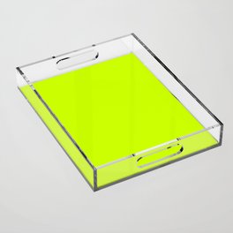 Bright green lime neon color Acrylic Tray