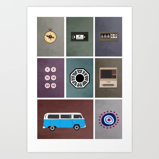 lost colors Art Print