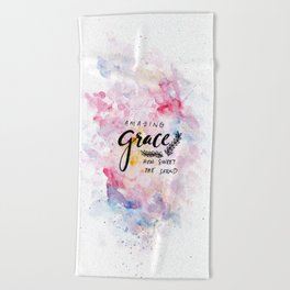 Amazing Grace Beach Towel